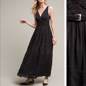 Anthropologie 🔥 Floreat Tulle Beaded Dress